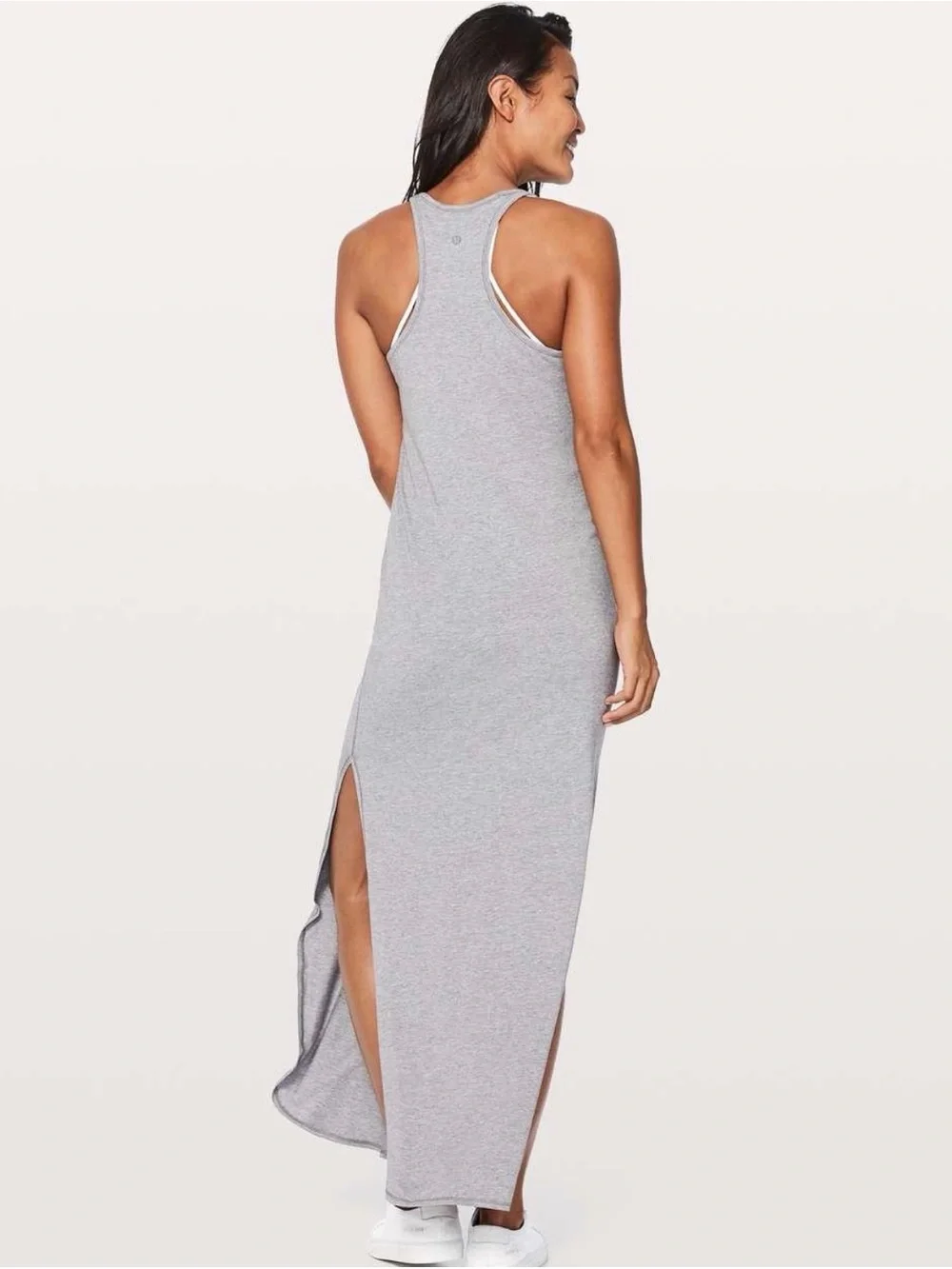 lululemon Refresh Maxi Dress II — Heathered Gray — Size 12